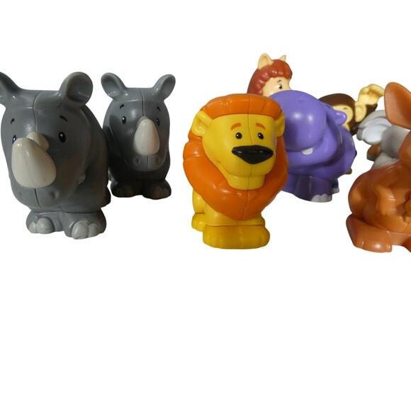 Fischer Price Little People Zoo/ Safari Animals Lot of 14 - Picture 2 of 4